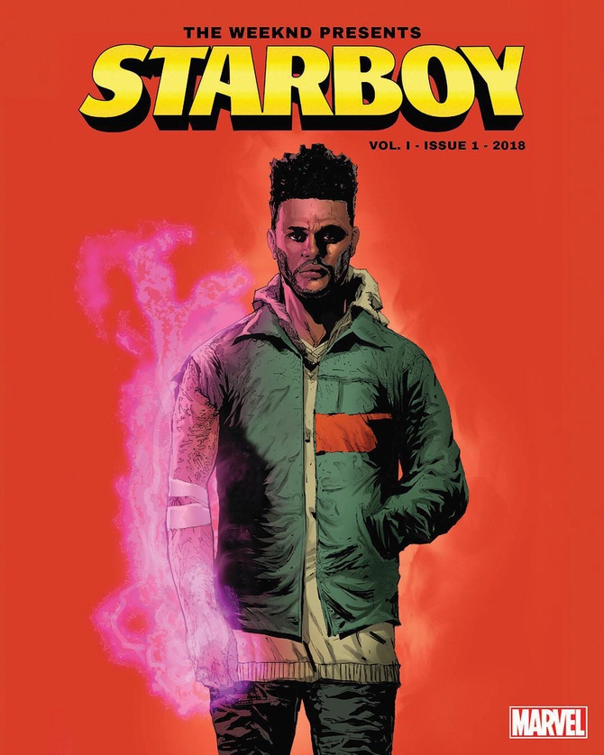 Обложка первго выпуска комикса «Starboy» / Источник: Instagram