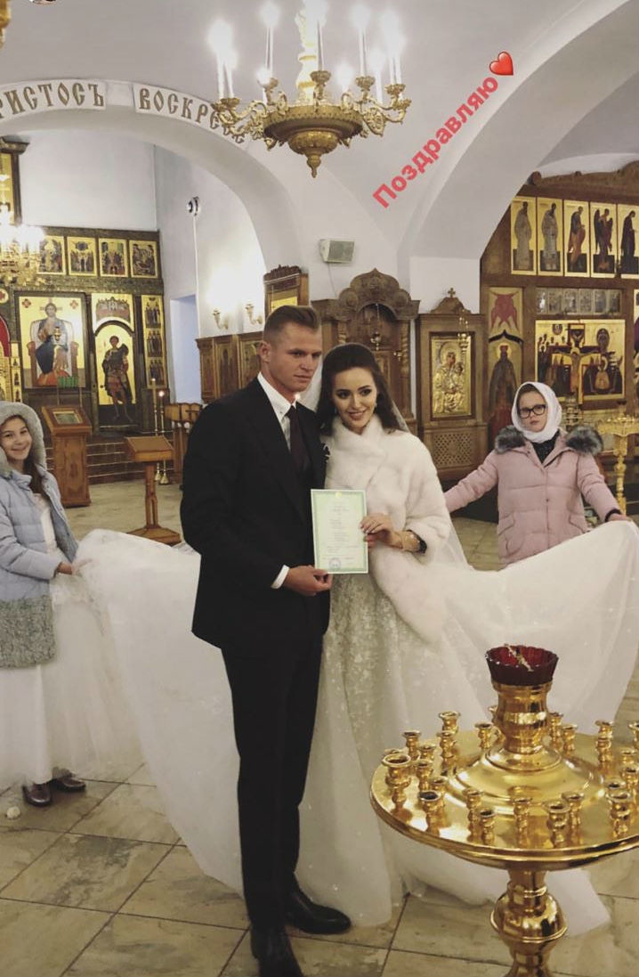 Свадьба Дмитрия Тарасова и Анастасии Костенко / Фото: Instagram
