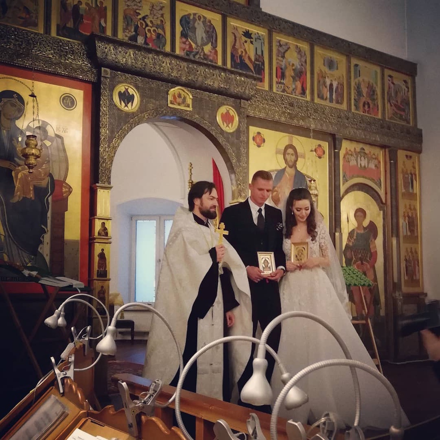 Венчание Дмитрия Тарасова и Анастасии Костенко / Фото: Instagram