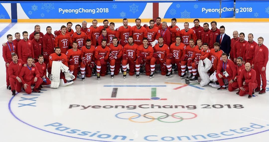 Хоккейная сборная атлетов из РоссииФото: Instagram