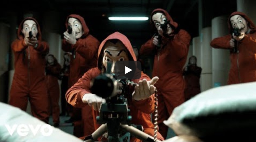 Скриншот с видео, размещенного поверх клипа «Despacito»