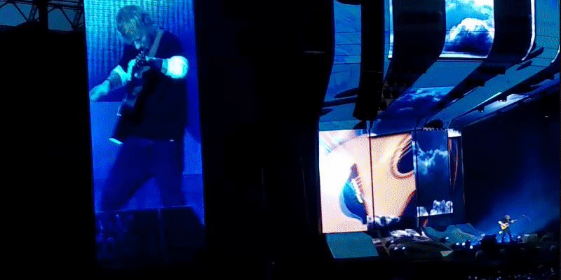 Как прошёл первый концерт Эда Ширана в России: мэшапы, рэп и флешмоб с фонариками