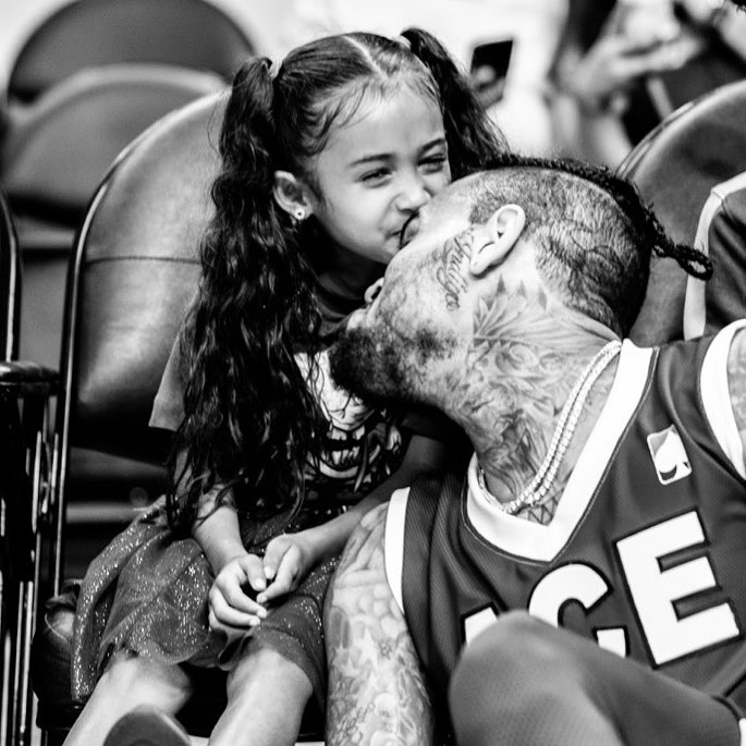 Крис Браун с дочерью Роялти​Фото: Instagram