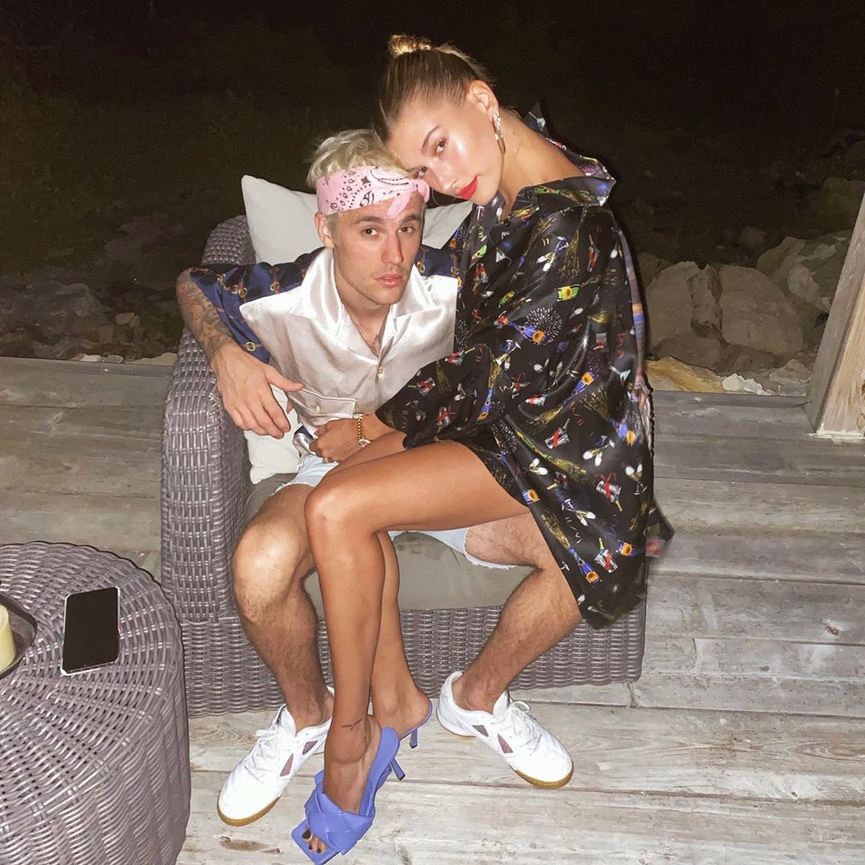 Джастин и Хейли Бибер провели спокойный новогодний вечер вдвоём ​Фото: Instagram 