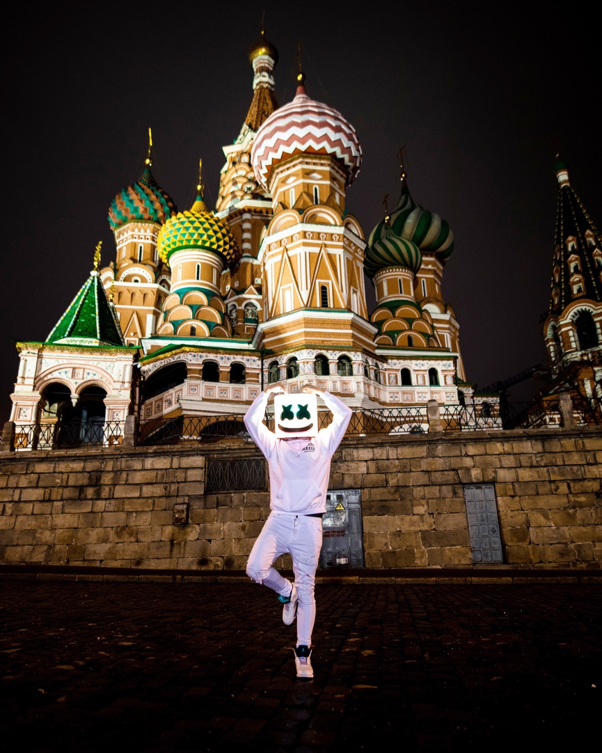 Marshmello часто вспоминает свои поездки в РоссиюФото: Instagram