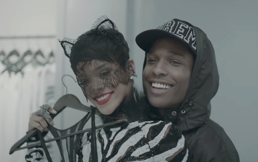 Рианна и A$AP RockyФото: кадр из клипа «Fashion Killa»
