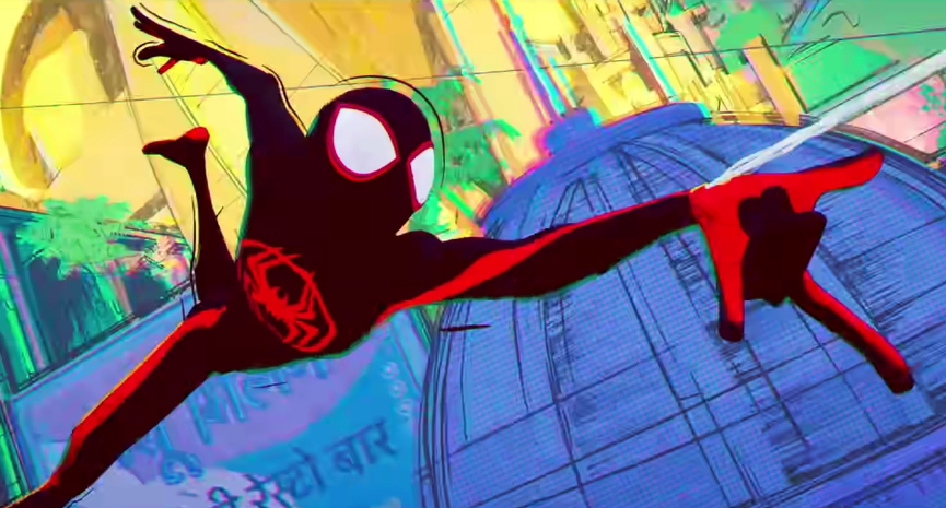 Кадр из трейлера к мультфильму «Человек-паук: Через вселенные 2»