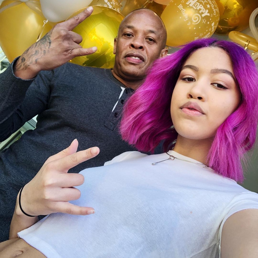 Dr. Dre с дочерью Трули Янг​Фото: Instagram