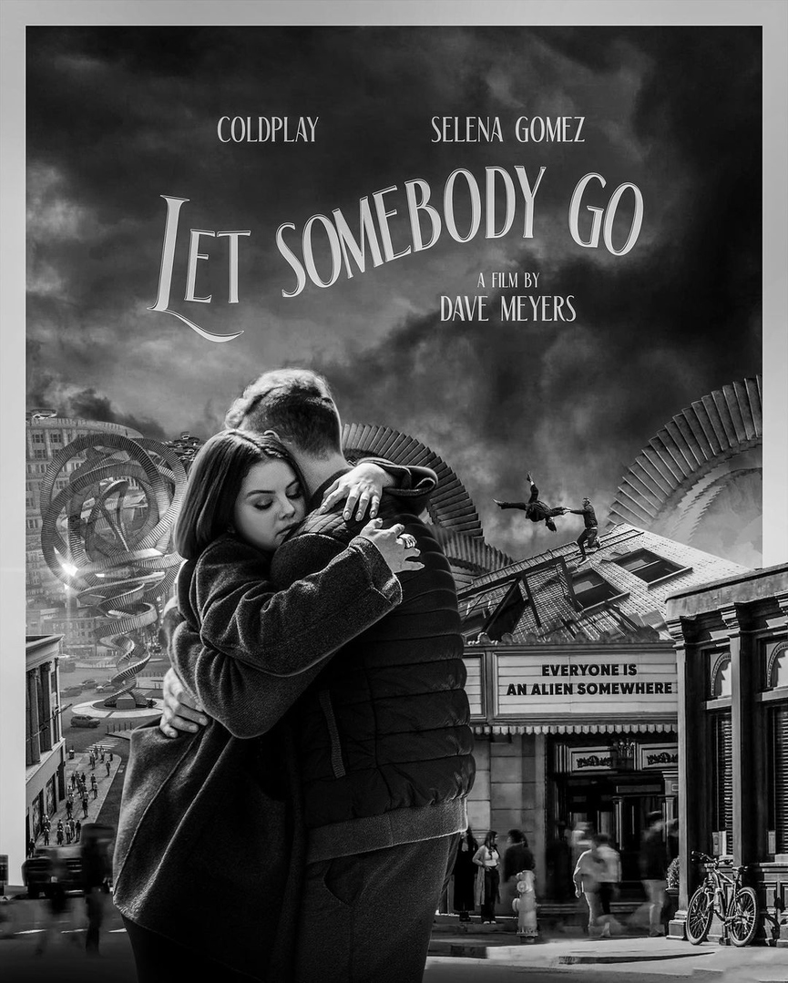 Постер к клипу «Let Somebody Go»Источник: Instagram